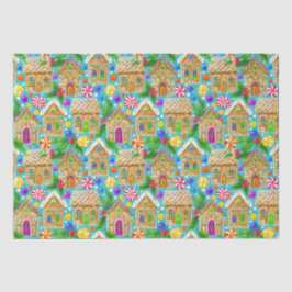 ジンジャーブレッドのクリスマスパターン 薄葉紙