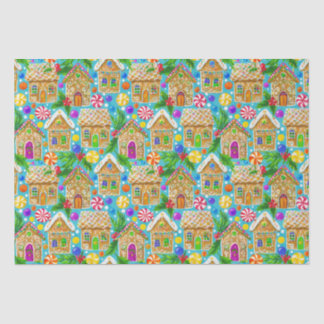 ジンジャーブレッドのクリスマスパターン 薄葉紙