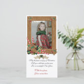 ジンジャーブレッドのクリスマスフォトカード シーズンカード (スタンド正面)