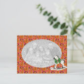 ジンジャーブレッドのクリスマスホリディフォトポストカード シーズンポストカード (スタンド正面)