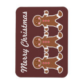 ジンジャーブレッドのクリスマスマグネット マグネット (縦)