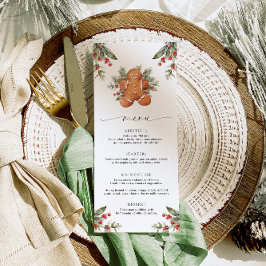 ジンジャーブレッドのクリスマスメニュー メニュー