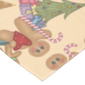 ジンジャーブレッドのクリスマス テーブルクロス (アングル)