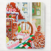 ジンジャーブレッドのサプライズマウスパッド マウスパッド (正面)