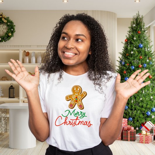 ジンジャーブレッドのシャツ | Merry Christmas Tシャツ