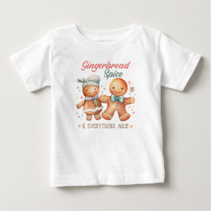 ジンジャーブレッドのスパイスと素晴らしいもの ベビーTシャツ