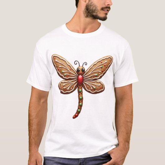 ジンジャーブレッドのトンボ Tシャツ (正面)