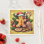 ジンジャーブレッドのナプキン！ スタンダードランチョンナプキン (インサイチュ)