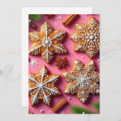 ジンジャーブレッドのポストカード！ シーズンカード (正面/裏面)