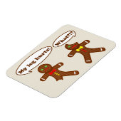 ジンジャーブレッドのユーモア(緑) マグネット (左側)