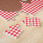 ジンジャーブレッドの休日の女の子 ジグソーパズル (側面)