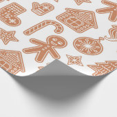 ジンジャーブレッドの休日 ラッピングペーパー (角)