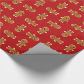 ジンジャーブレッドの包装紙 ラッピングペーパー (角)