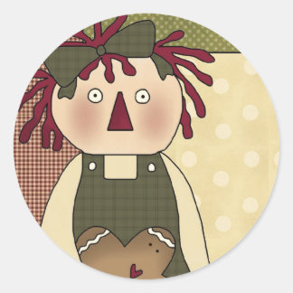 ジンジャーブレッドの喜び：シール ラウンドシール