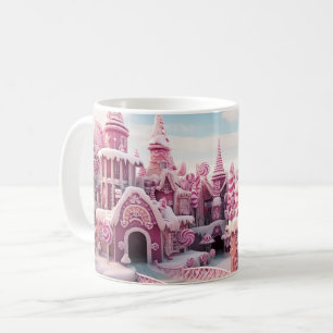 ジンジャーブレッドの土地都市 コーヒーマグカップ