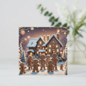 ジンジャーブレッドの家とかわいいジンジャーブレッドの家族 シーズンカード (スタンド正面)