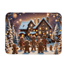 ジンジャーブレッドの家とかわいいジンジャーブレッドの家族