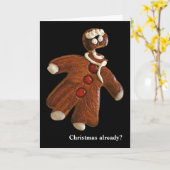 ジンジャーブレッドの悲劇 カード (黄色い花)