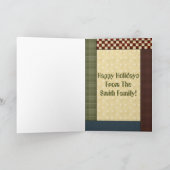 ジンジャーブレッドの歓喜: 挨拶状 シーズンカード (内部)