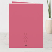 ジンジャーブレッドの男の子のクリスマスグリーティングカード カード (裏面)