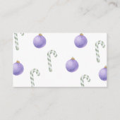 ジンジャーブレッドの男の子はママのお腹の大きさ エンクロージャーカード (裏面)