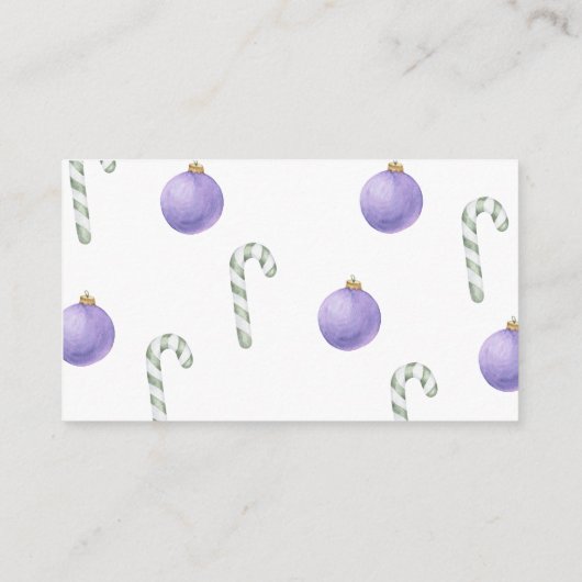 ジンジャーブレッドの男の子はママのお腹の大きさ エンクロージャーカード (裏面)