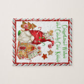 ジンジャーブレッドの願いとキャンディーケーンのキス ジグソーパズル (横)