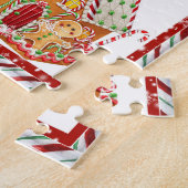 ジンジャーブレッドの願いとキャンディーケーンのキス ジグソーパズル (側面)