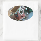 ジンジャーブレッドの鳥小屋Ⅰ 楕円形シール (バッグ)