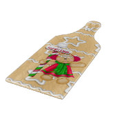 ジンジャーブレッドのcokieのガラス切断のかい カッティングボード (角)