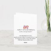 ジンジャーブレッドのDaVinciのメッセージカード シーズンカード (裏面)