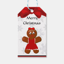 ジンジャーブレッドガールクリスマスギフトラベル