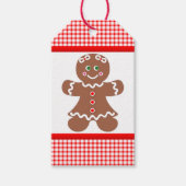 ジンジャーブレッドガールクリスマス ギフトタグ (正面)