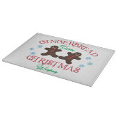 ジンジャーブレッドキスクリスマスの願い カッティングボード (角)