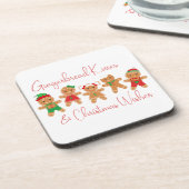 ジンジャーブレッドキス&クリスマスウィッシュ コースター (左側)