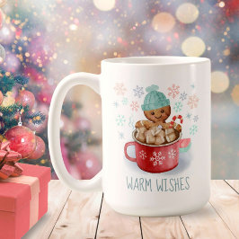 ジンジャーブレッドクッキーとココアのクリスマス コーヒーマグカップ