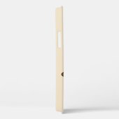 ジンジャーブレッドクッキーのクリスマスユーモアのブラウン Case-Mate iPhoneケース (裏面 / 右)