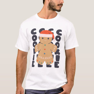 ジンジャーブレッドクッキーのクリスマス Tシャツ