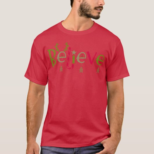 ジンジャーブレッドクッキーの友達とクリスマスの引用 Tシャツ (正面)