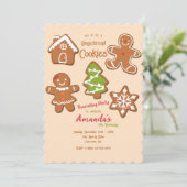 ジンジャーブレッドクッキーの招待状 招待状 (スタンド正面)
