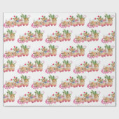 ジンジャーブレッドクッキー交換クリスマスパーティー ラッピングペーパー (フラット)