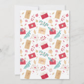 ジンジャーブレッドクッキー交換パーティーの招待状 招待状 (裏面)