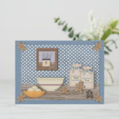 ジンジャーブレッドクッキー交換会の招待状 招待状 (スタンド正面)