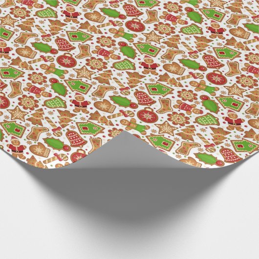 ジンジャーブレッドクッキー ラッピングペーパー (角)
