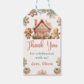 ジンジャーブレッドクリスマスクッキークリスマス誕生日 ギフトタグ (正面)