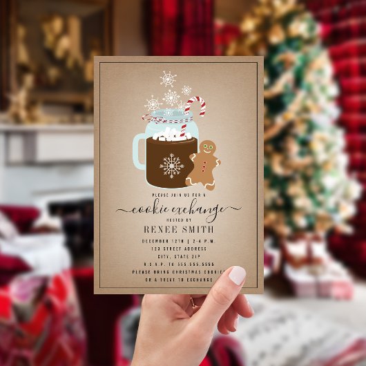 ジンジャーブレッドクリスマスクッキー交換 シーズンカード