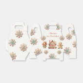 ジンジャーブレッドクリスマスクッキー誕生日お気に入りボックス フェイバーボックス (折り畳みなし)