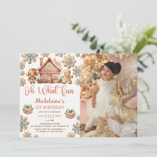 ジンジャーブレッドクリスマスクッキー誕生日オ何おもしろい 招待状