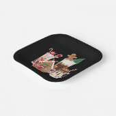 ジンジャーブレッドクリスマスコーヒージャーギフトクリスマス ペーパープレート (傾斜あり)