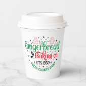 ジンジャーブレッドクリスマスベーキング会社 紙コップ (正面)